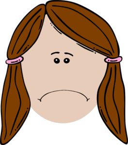 Sad Face  Clip Art