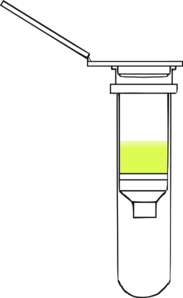 Spin Column Open With Solution3 Clip Art
