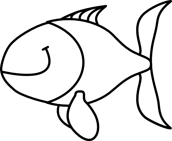 fish clipart white - photo #11