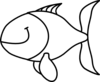 Fish, Black And White Clip Art