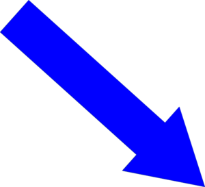 Arrow Down And Right Clip Art