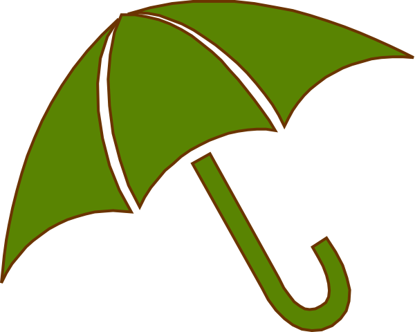 green umbrella clip art - photo #8