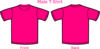 Pink Mens Tshirt Clip Art