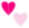 Translucent Hearts Clip Art