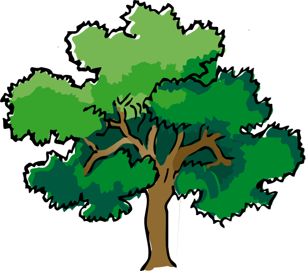 oak tree clip art vector - photo #3