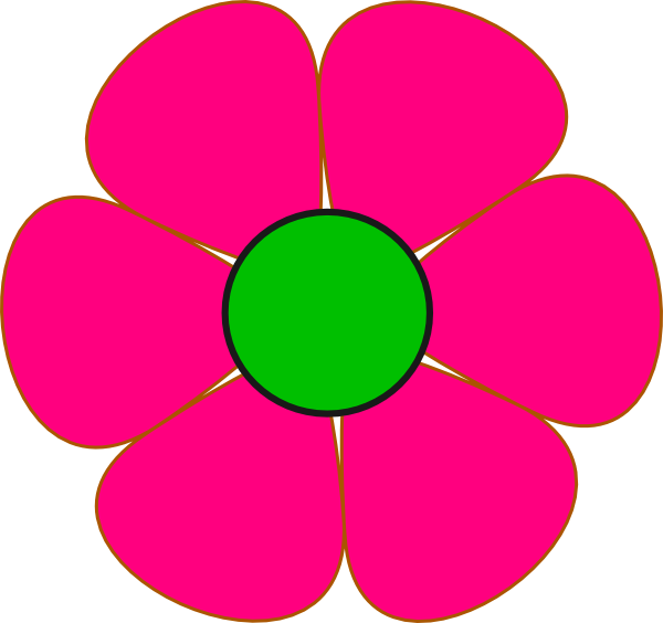 pink flower clip art free. pink flower clip art free.