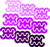 Purple Shaded Decoration Clip Art