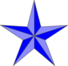 Blue Nautical Star Clip Art