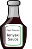 Teriyaki Sauce Bottle Clip Art