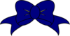Navy Blue Bow Clip Art