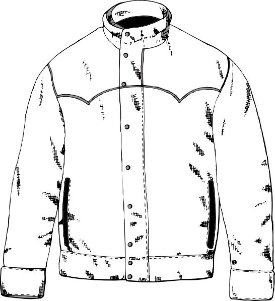 clipart picture of a jacket - photo #45