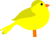 Yellow Bird Clip Art