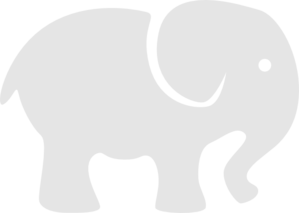Light Gray Elephant Clip Art at Clker.com - vector clip ...