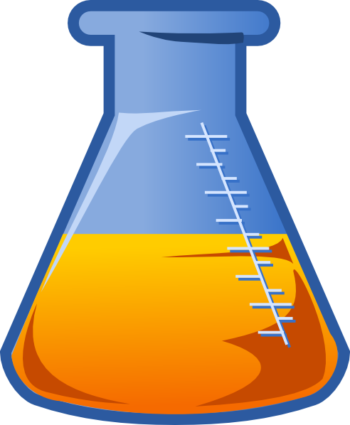 Chemical Flask Clip Art at Clker.com - vector clip art online, royalty