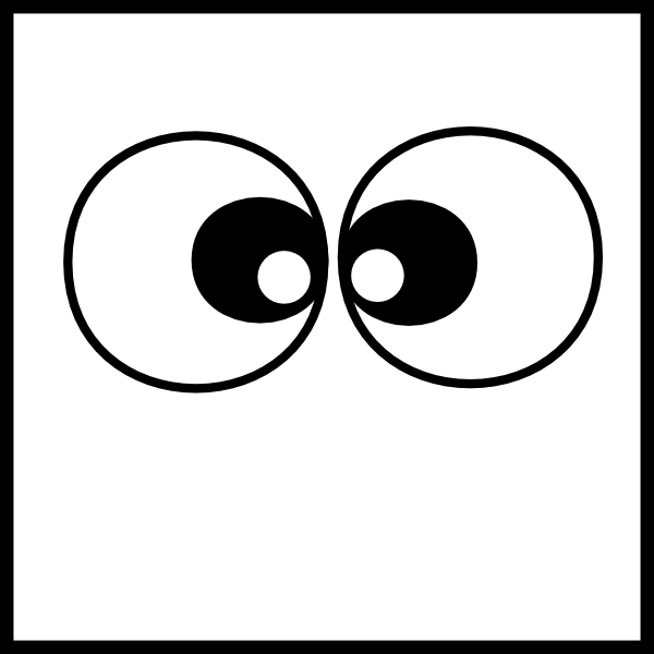 free clipart crossed eyes - photo #2