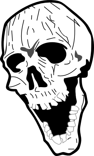 skull clip art vector - photo #48