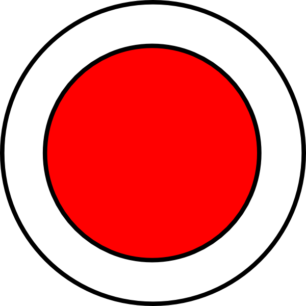 clipart red circle no - photo #29