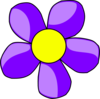 Purple Flower Clip Art