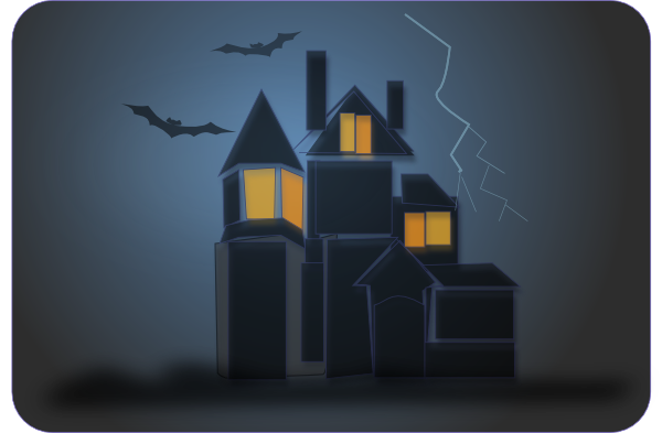 clipart haunted halloween houses - photo #10