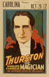 Thurston, World S Famous Magician The Wonder Show Of The Earth. Clip Art