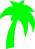 Palm Tree Green Clip Art