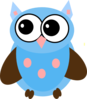 Blue Owl Clip Art