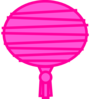 Pink Paper Lantern Clip Art