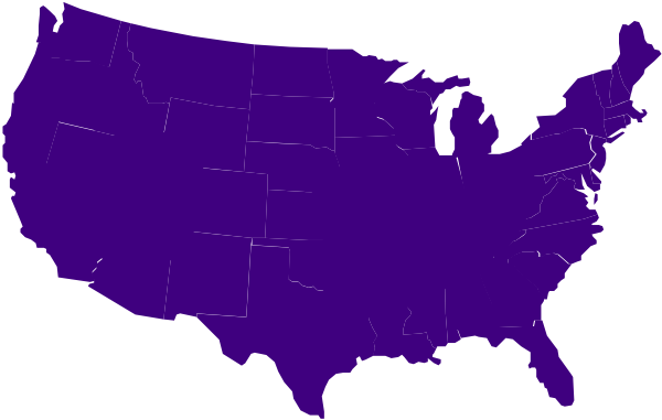 free clip art map of united states - photo #14