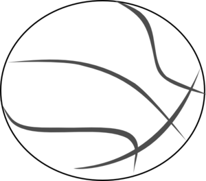 basketball clipart outline ball clip vector smooth football cliparts microsoft half border word clker pure player library designs shared use