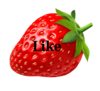 Strawberry Like Sight Word Clip Art