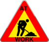 Construction At Work Sign Clip Art