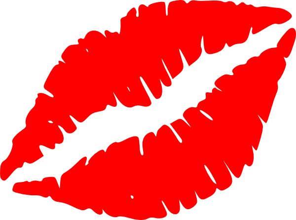 clipart red lipstick kiss - photo #2