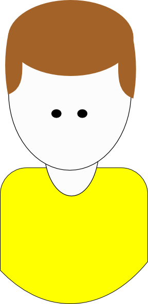 yellow man clipart - photo #33