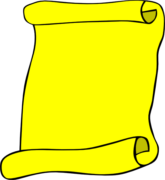 yellow paper clipart - photo #5