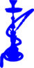 Blue Hookah Clip Art