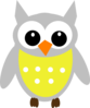 Yellow Owl Clip Art