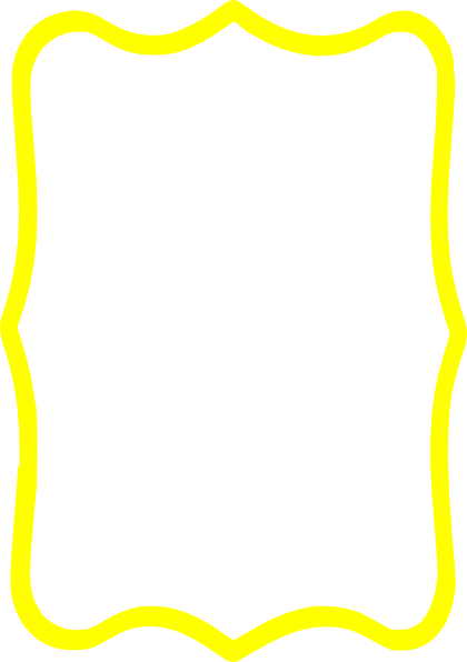 yellow frame clipart - photo #1
