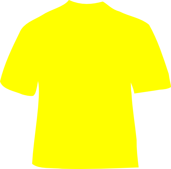 yellow shirt clip art - photo #6