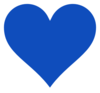 Blue Heart Clip Art