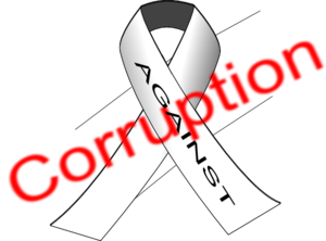 Against Corruption 1 Clip Art