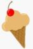 Ice-cream Cone With Cherry On Top Clip Art