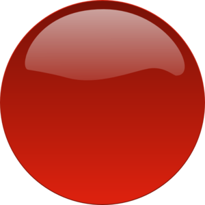 Red Glossy Button No Text Clip Art