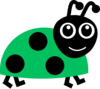 Green Ladybug Clip Art
