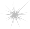 Gray Firework No Stars Clip Art