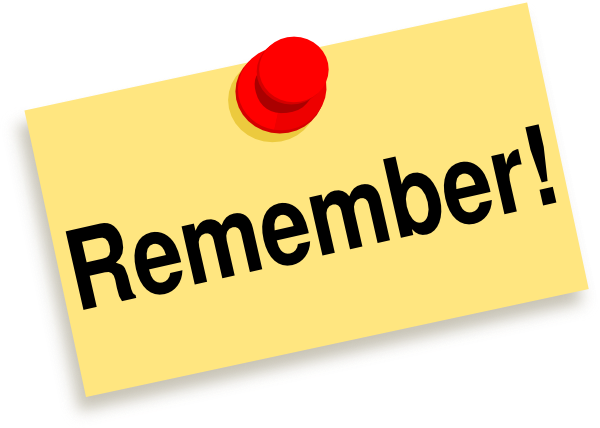 clipart on reminders - photo #39