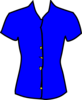 Blue Blouse Clip Art