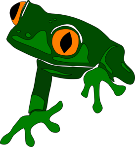 Frog, Simple Frog, Frot Outline Clip Art