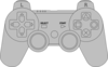 Bigps3controller Grey Clip Art