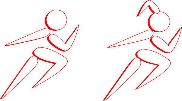 boy and girl running clipart - photo #38