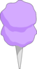 Grape Cotton Candy Clip Art